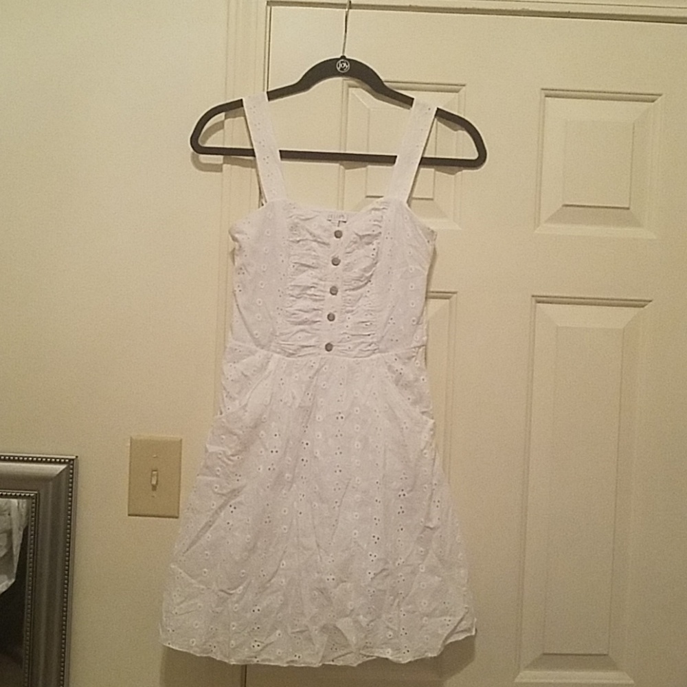 White dress.